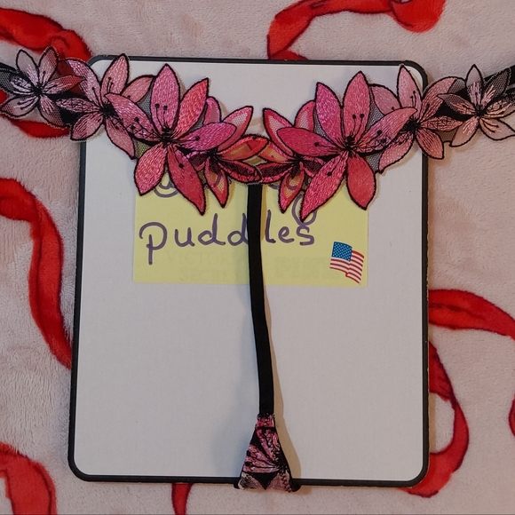 🪷 VS Very Sexy Ziggy Glam Floral Embroidery Thong Panty 🪷 - Picture 9 of 16